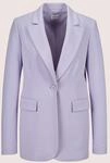 Jerseyblazer MADELEINE "Blazer Langer Jersey-Blazer", Damen, Gr. 34, lila