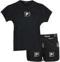 Fila Shorty "WOMAN JERSEY PYJAMAS" 2 tlg. mit auff&auml;lligem Logodruck,