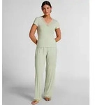 Pyjama HUNKEM&Ouml;LLER "Pyjama Set Nana", Damen, Gr. XS, gr&uuml;n, 100% Modal,