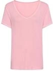 Pyjamaoberteil S.OLIVER, Damen, Gr. 40/42, rosa, Single Jersey, Obermaterial:...