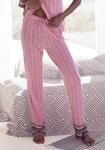 Schlafhose VIVANCE DREAMS, Damen, Gr. 40/42, N-Gr, pink (pink bedruckt), Single