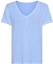 Pyjamaoberteil S.OLIVER, Damen, Gr. 44/46, blau, Single Jersey, Obermaterial:...