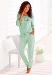 Vivance Dreams Pyjama Set, 2 tlg. mit G&auml;nsebl&uuml;mchen-Druck