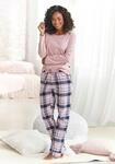 H.I.S Pyjama Set, 2 tlg. mit karierter Schlafhose