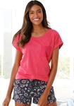 Vivance Dreams Shorty Set, 2 tlg. mit gemusterter Schlafshorts