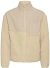 Pl&uuml;schjacke BLEND "Pl&uuml;schjacke BHEvon", Herren, Gr. M, beige (oyster gray),