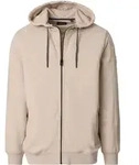 Sweatjacke CASAMODA "CASAMODA Sweatjacke uni", Herren, Gr. M, beige, 60%...