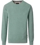 Strickpullover CASAMODA "CASAMODA Pullover uni", Herren, Gr. S, gr&uuml;n (mint), 100%