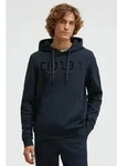 Kapuzensweatshirt CAMP DAVID, Herren, Gr. S, blau, Jersey, Material: 70%...