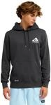 Kapuzensweatshirt QUIKSILVER "One Piece Luf Island", Herren, Gr. M, phantom,