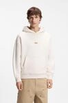 Hoodie HUGO "Nazardo", Herren, Gr. M, beige (open wei&szlig;126), Sweatware,...