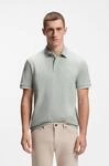 Poloshirt BOSS ORANGE "Passertip", Herren, Gr. L, silber043, Piqu&eacute;,...