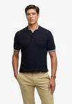 Superdry Poloshirt "KNITTED TEXTURE S/S POLO" Baumwolle, relaxed fit