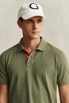 Gant Poloshirt "REG CONTRAST PIQUE SS POLO" mit kontrastfarbenen Eins&auml;tzen