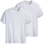 T-Shirt LEVI'S "T-Shirt Slim Crewneck Tee - 2 Pack 2er Pack", Herren, Gr. M, wei&szlig;,