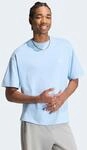 T-Shirt ADIDAS ORIGINALS "ESS TEE", Jungen, Gr. XXL, clear sky, Obermaterial:...
