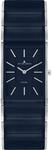 Keramikuhr JACQUES LEMANS "Dublin", blau (dunkelblau), Armbanduhren, Damen, Quarzuhr,