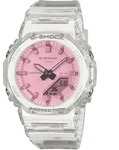 Chronograph CASIO G-SHOCK, transparent, Armbanduhren, Herren, Chronograph, Quarzuhr,