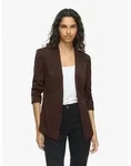 Kurzblazer VILA "VIHER NEW 3/4 BLAZER -NOOS", Damen, Gr. S, braun (coffee...