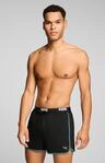 PUMA Badeshorts "PUMA SWIM MEN TRACK SHORT SHORTS" mit Gummizug und Bindekordel