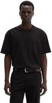 T-Shirt MARC O'POLO "aus schwerem Bio-Baumwoll-Jersey", Jungen, Gr. M, schwarz,