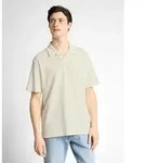 Poloshirt TOM TAILOR DENIM, Herren, Gr. XXL, wool wei&szlig;, Web, Obermaterial: 60%