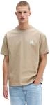 T-Shirt MARC O'POLO "mit R&uuml;ckenprint", Jungen, Gr. M, charleston gray, Obermaterial: