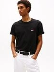 T-Shirt TOMMY JEANS "TJM REG BADGE TEE EXT", Herren, Gr. 3XL, schwarz, Single...
