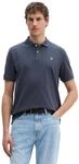 Poloshirt MARC O'POLO "aus reiner Bio-Baumwolle", Herren, Gr. S, faded blau,