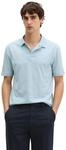 Poloshirt MARC O'POLO "aus weicher Bio-Baumwolle", Herren, Gr. L, dusted blau,