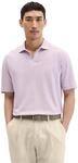 Poloshirt MARC O'POLO "aus Baumwoll-Leinen-Mix", Herren, Gr. 3XL, rosa...