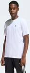T-Shirt ADIDAS SPORTSWEAR "M C ICON TEE", Herren, Gr. XXL, wei&szlig;, Obermaterial: 100%