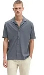 Poloshirt MARC O'POLO "aus Baumwoll-Leinen-Mix", Herren, Gr. M, grau (faded...