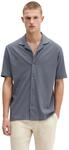 Poloshirt MARC O'POLO "aus Baumwoll-Leinen-Mix", Herren, Gr. M, grau (faded...