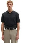 Poloshirt MARC O'POLO "aus reiner Bio-Baumwolle", Herren, Gr. S, deep night...