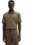 Poloshirt MARC O'POLO "aus Baumwoll-Leinen-Mix", Herren, Gr. XXL, schwarz...