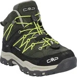 Wanderschuh CMP "KIDS RIGEL MID WP TREKKING SHOES", Kinder, Gr. 28, pine, mela,
