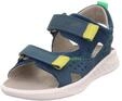 Sandale SUPERFIT "LAGOON WMS: mittel", M&auml;dchen, Gr. 27, dunkelblau, gelb,