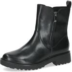 Caprice Chelseaboots, Blockabsatz, Stiefelette mit Zierrei&szlig;verschluss au&szlig;en