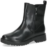 Chelseaboots CAPRICE, Damen, Gr. 37, schwarz, Leder, Schuhe Chelseaboots,