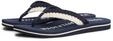Zehentrenner TOMMY HILFIGER "TH CROCHET SUMMER SANDAL", Damen, Gr. 37, blau