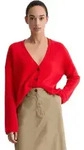 Cardigan MARC O'POLO "aus flauschiger Lambswool", Damen, Gr. XS, rot (bright...