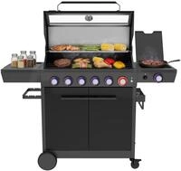 El Fuego Gasgrill "Key West" 22 kW (6 Brenner je 3,0 kW + 1 Turbobrenner 4,0 kW)