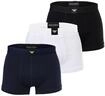 Boxershorts EMPORIO ARMANI "Boxershort ESSENTIAL LOGOLABEL 3er Pack", Herren, Gr. M,