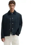 Outdoorjacke MARC O'POLO "mit Cordkragen", Herren, Gr. XL, schwarz navy,