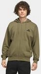 Kapuzensweatshirt ADIDAS SPORTSWEAR "M FEELCOZY FZ", Herren, Gr. L, gr&uuml;n (olive