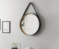 Talos Badspiegel "Golden Style" Durchmesser: 55 cm