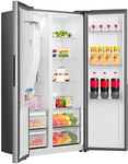 GORENJE Side-by-Side "NRS917C61X" 178,6 cm hoch 91,1 cm breit mit Wasser-/Eisspender,