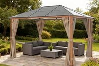 KONIFERA Pavillon "Aruba" Gestell aus Aluminium, Dach aus...