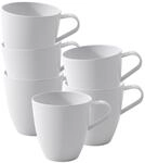 Villeroy & Boch Becher "Henkelbecher Pura 270 ml 6er Set wei&szlig;"...